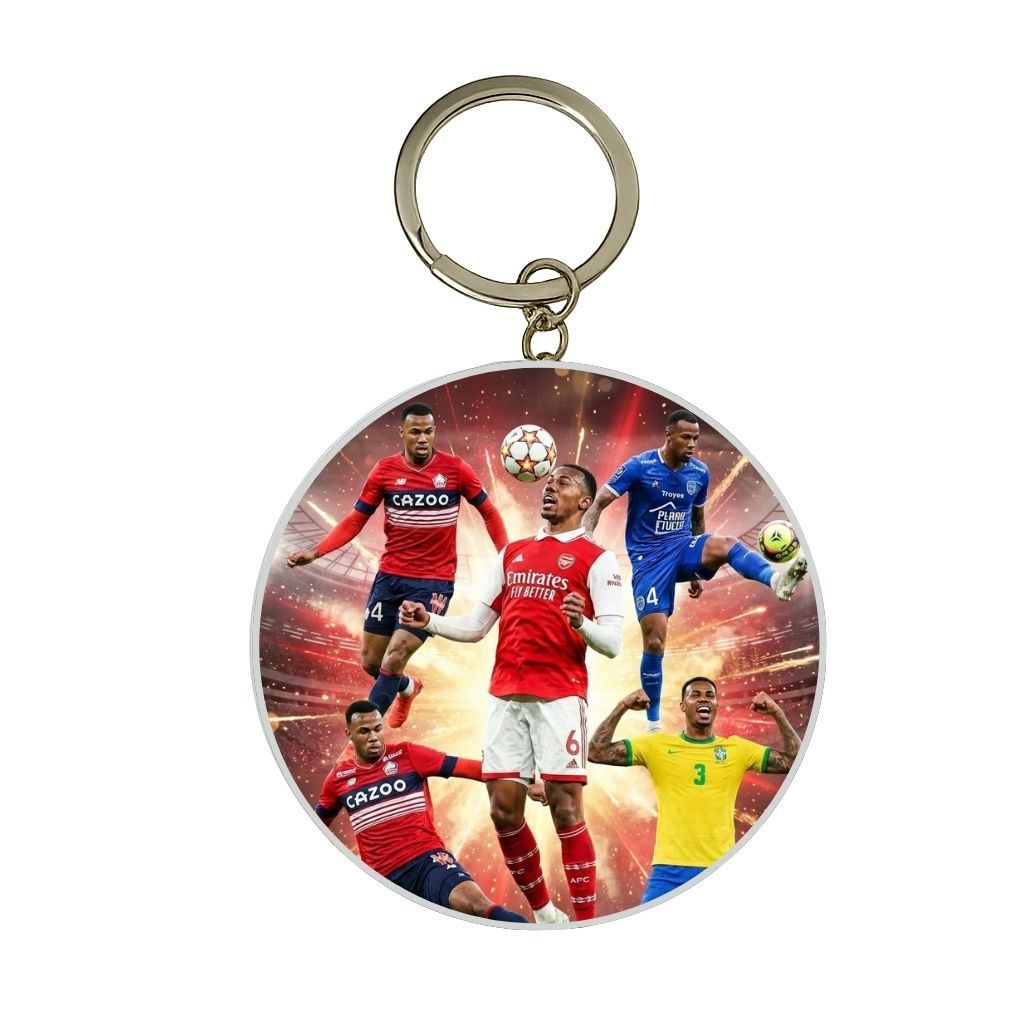 MÓC KHÓA THIẾC IN HÌNH GABRIEL MAGALHAES MẪU 2