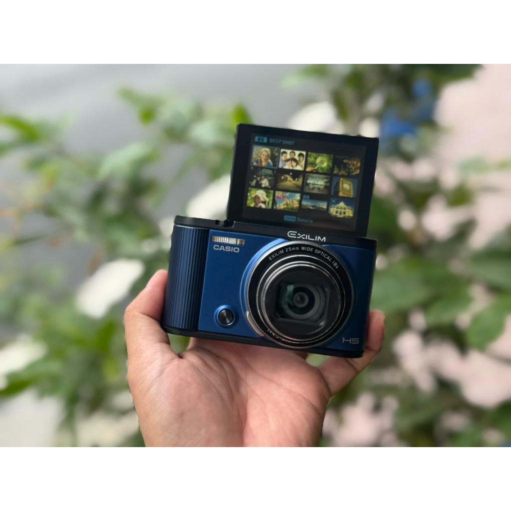 Máy ảnh kỹ thuật số compact du lịch Casio Exilim ZR1600 - Màu ảnh mịn, trong trẻo - TẶNG KÈM PIN - S