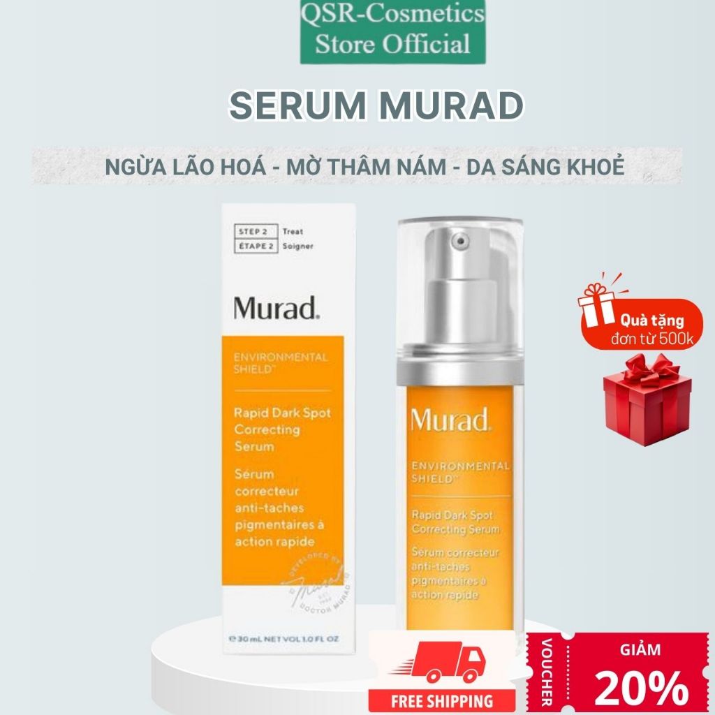 ( Chính Hãng) Serum Murad Rapid Dark Spot Correcting Bản Mới - Tinh chất dưỡng sáng, giảm nám