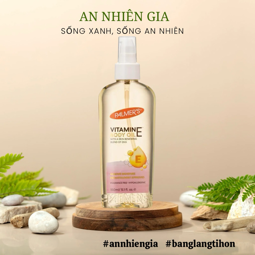 Dầu dưỡng body Palmers Cocoa Butter Natural Vitamin E Body Oil 150ml