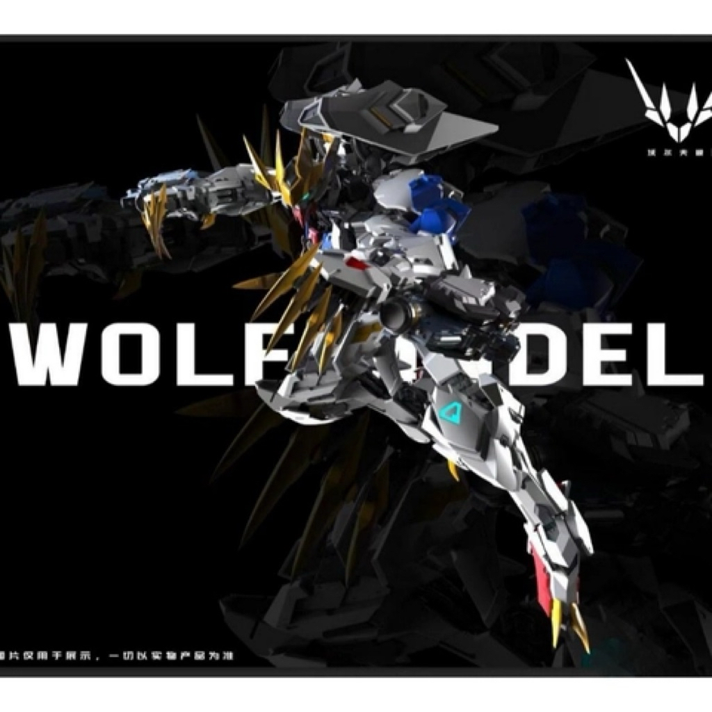 MÔ HÌNH LẮP RÁP 1/100 BARBATOS LUPUS REX WOLF MODEL KHUNG XƯƠNG KIM LOẠI