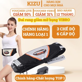 Đai massage bụng mát xa hỗ trợ giảm mỡ, Máy mát lưng đùi toàn thân hiệu quả nhanh, Rung nóng