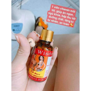 25 viên vitamin ăn được ngủ được lên ký wisdom