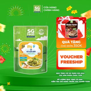  Mỳ Ý Gà xốt kem nấm ăn liền SG Food 200g 