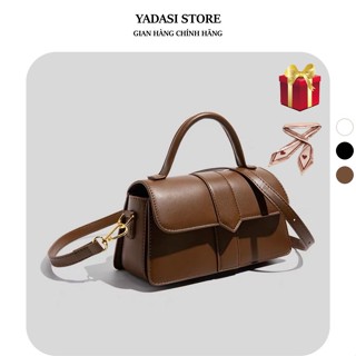 Túi xách nữ đeo chéo thiết kế kèm quai xách trần trơn kiểu dáng Basic YADASI STORE TX15