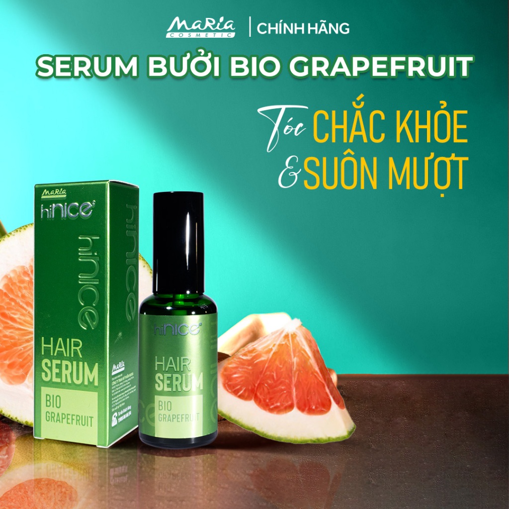 Serum dưỡng tóc hiNICE Bio Grapefuit giúp dưỡng ẩm, giữ nếp tóc uốn chuẩn Salon – Serum bưởi