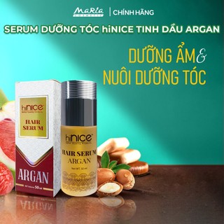 Serum Dưỡng Tóc hiNICE Chiết Xuất Argan Giúp Dưỡng Ẩm Và Nuôi Dưỡng Tóc Từ Gốc Đến Ngọn 50ML