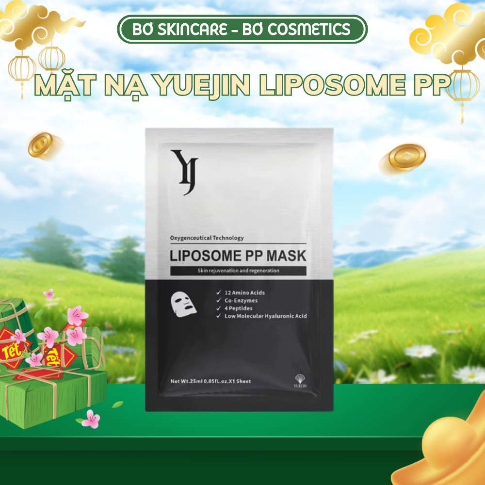 Mặt nạ Yuejin Liposome PP siêu phục hồi cấp ẩm đa tầng