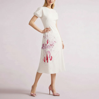 ĐẦM T3D WHITE PONTE BODICE