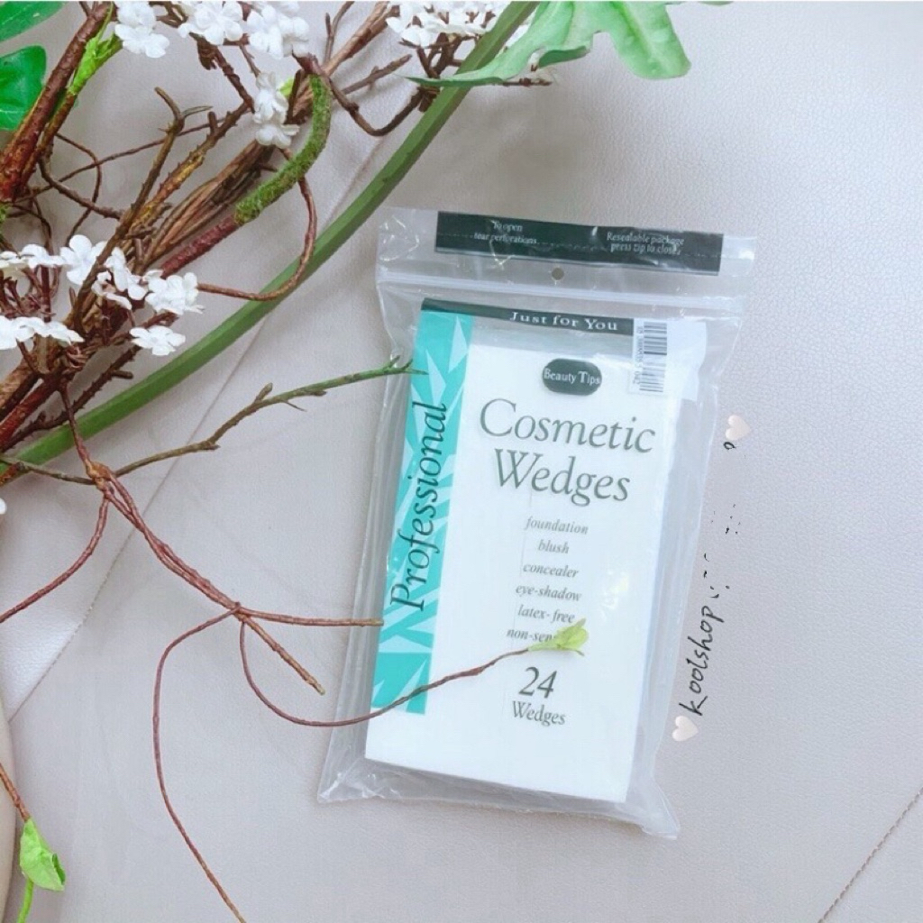 Mút Nền Beauty Tips Cosmetic Wedges 24 Miếng