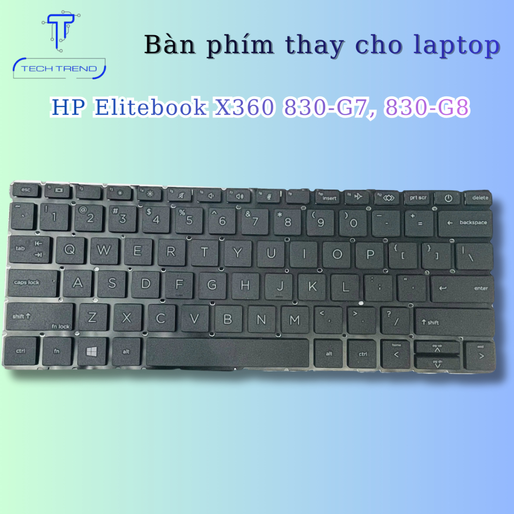 Bàn phím laptop 830-G7, 830-G8 tương thích HP Elitebook x360 Hàng new 100%