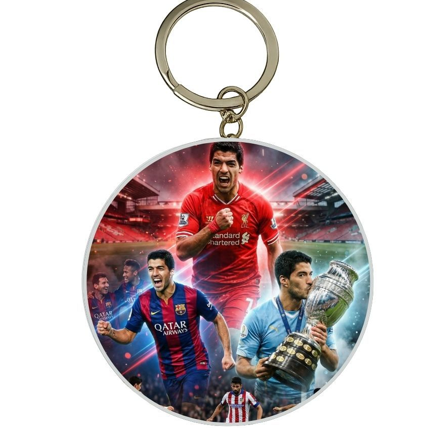 MÓC KHÓA THIẾC IN HÌNH  LUIS SỦAEZ