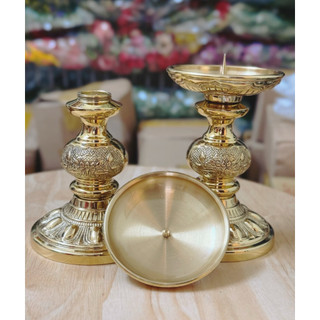 CẶP CHÂN NẾN BẰNG ĐỒNG DÀY.