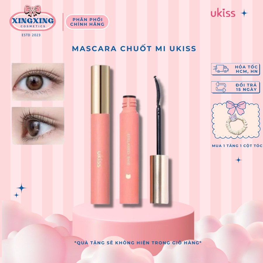 [HOẢ TỐC] Ukiss Mascara UKISS Mascara Chống Thấm Nước Không lem Kem Lót Lông Mi Dài Tự Nhiên Uốn Dài