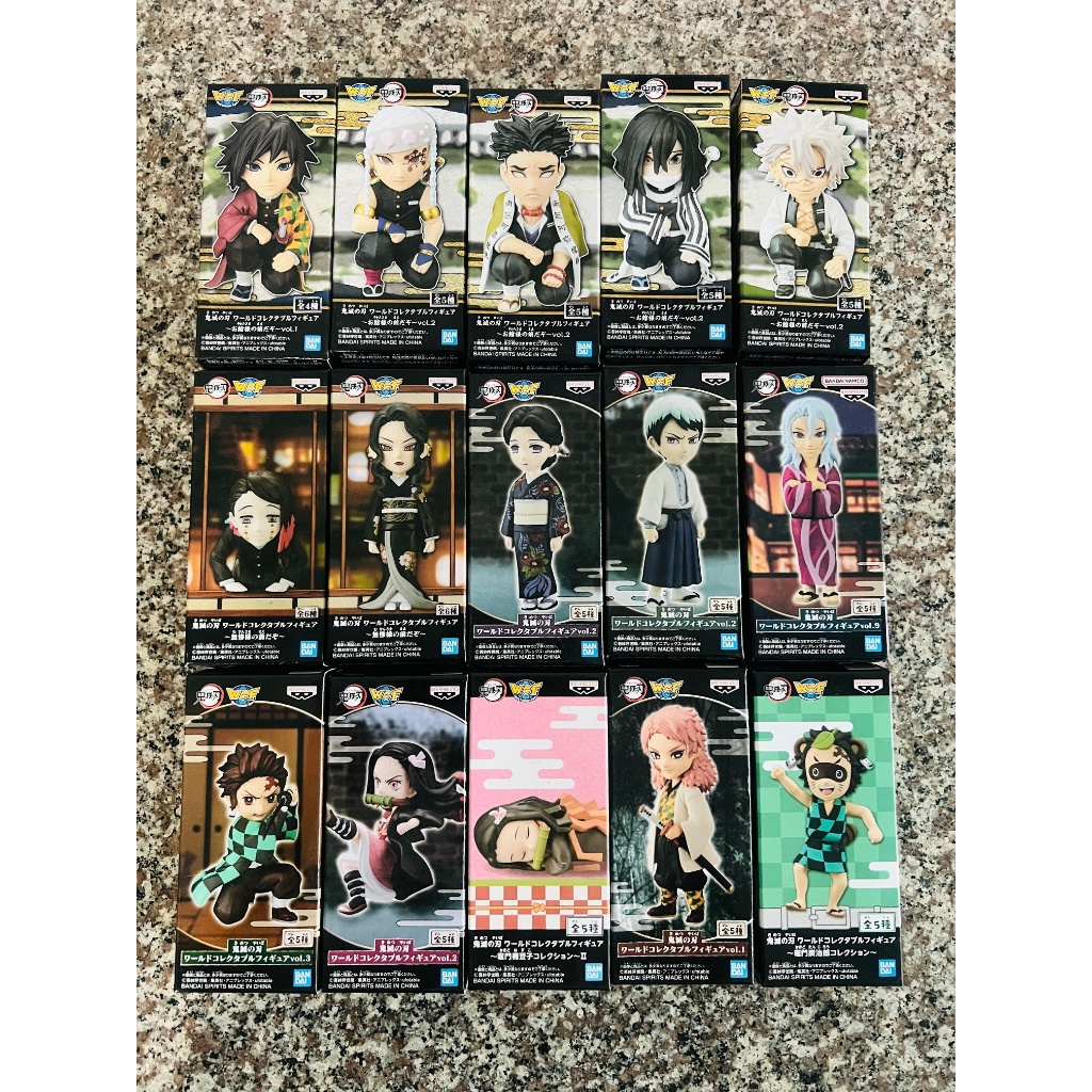 FIGURE kny -KIMETSU NO YAIBA - DEMON SLAYDER - mô hình chính hãng KIMETSU NO YAIBA - WCF BANPRESTO