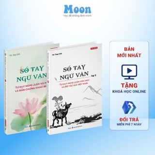 Sách - Sổ tay ngữ văn - Tư duy nghị luận xã hội Nghị luận văn học  - Moonbook 
