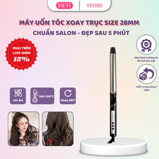  Máy uốn tóc xoăn Hàn Quốc Koremi tự xoay trục 360 độ máy làm tóc xoăn lọn to nhỏ Chuyên nghiệp cho Salon BH 12 tháng 