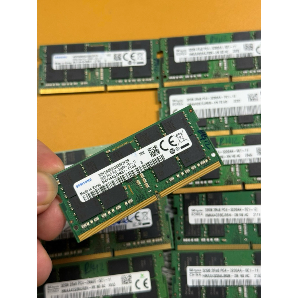 Ram Laptop 32Gb Bus 2666, 3200 samsung, skynix bảo hành 3 năm