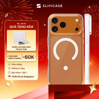  Ốp lưng iPhone 15   16   17 Series SLIMCASE UNIQUE - Không ố vàng siêu mỏng hỗ trợ sạc không dây 