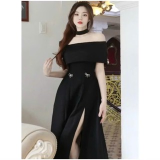 Tổng Hợp Xả Kho Thanh Lý Đầm Váy 40-90kg Khóa Kéo Phối Cổ Nhọn, Váy Nữ Kiểu Big Size Cá Tính, Mã DAMLX