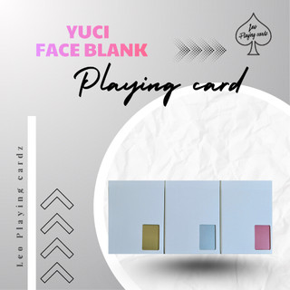 Bộ bài tây, luyện tập, biểu diễn YUCI FACE BLANK playing card