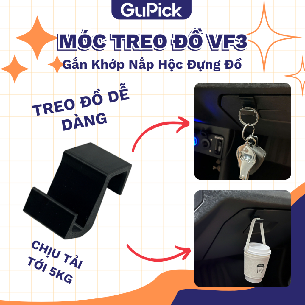 Móc Treo Đồ Cho VinFast VF3