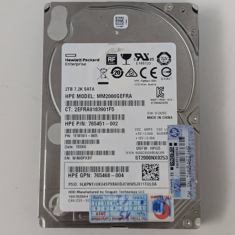 Ổ cứng Server SATA III 2.5 inch 500GB 1TB 2TB