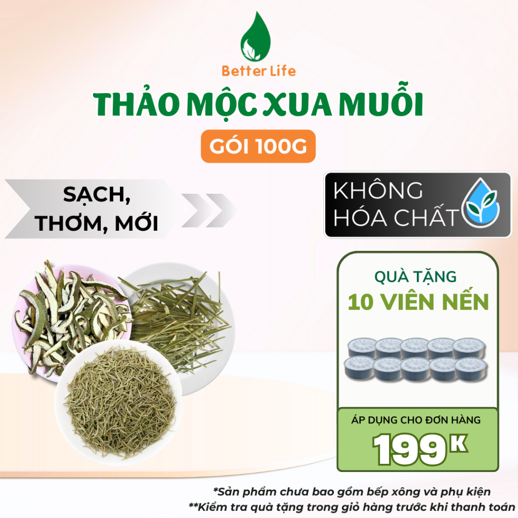 Thảo Mộc xông Xua Muỗi giúp xua muỗi mạnh mẽ, liệu pháp thiên nhiên vừa thơm nhà vừa an toàn mà không độc hại