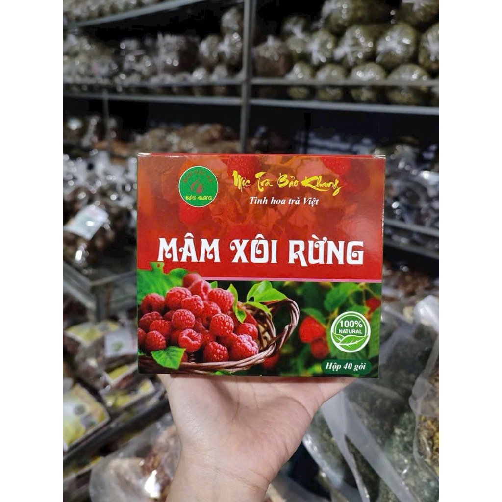 Combo 2 Trà túi lọc Lá Mâm Xôi Rừng tốt cho sức khỏe, IUI, IVF