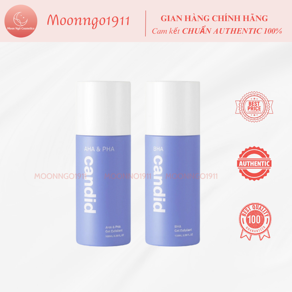 Gel Tẩy Tế Bào Chết Candid BHA/AHA/PHA 100ml