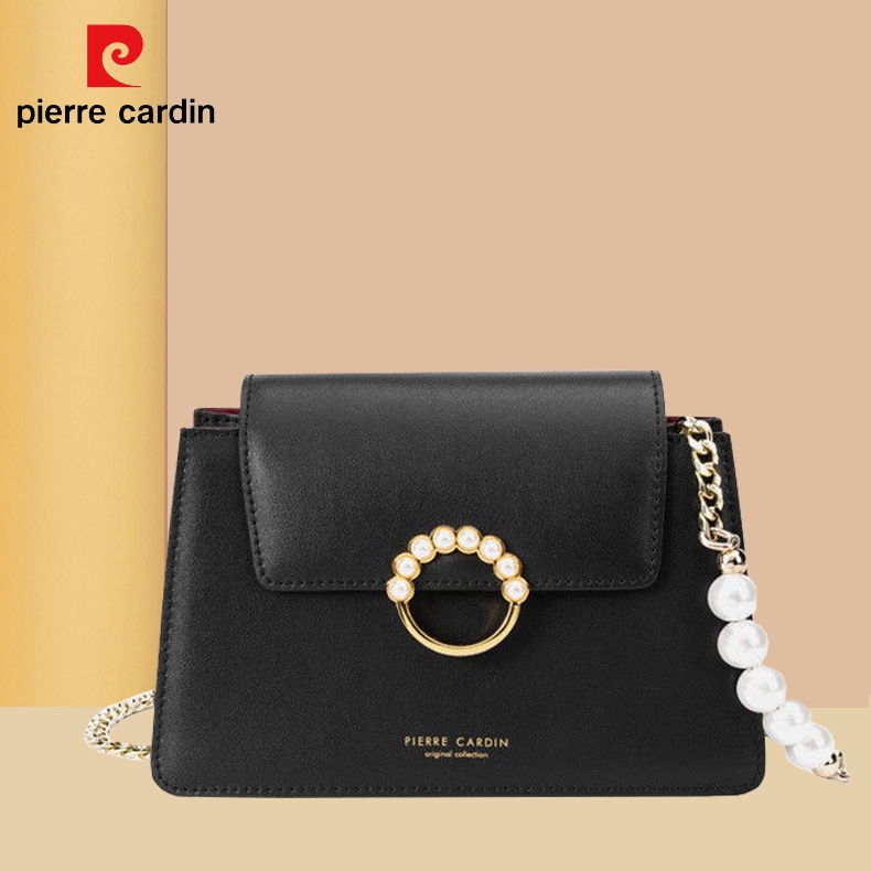 Túi đeo vai nữ Pierre Cardin chính hãng da bò thật HDPW-PC03
