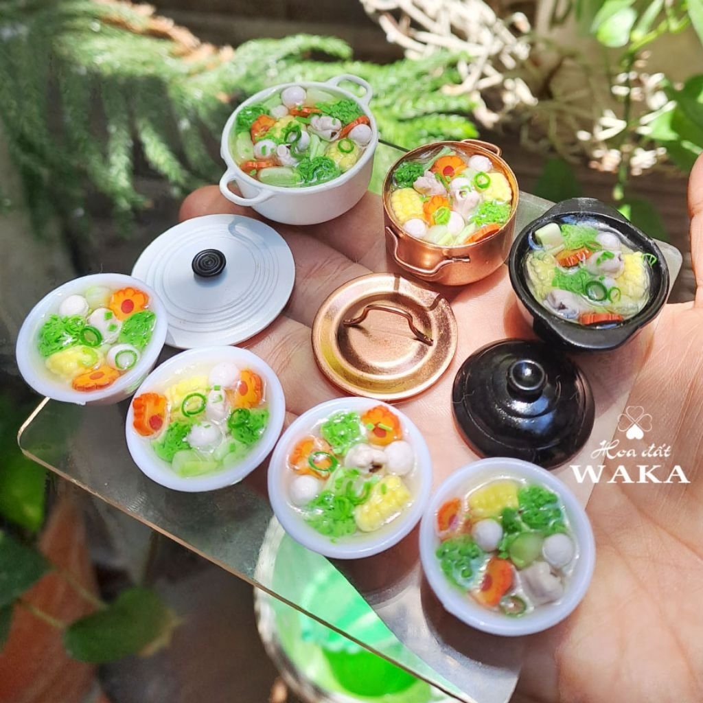 Canh Súp Mini Food 01- Mô hình 1/12