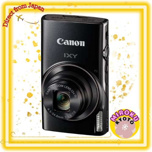 Máy ảnh kỹ thuật số nhỏ gọn Canon IXY 650, màu đen, zoom quang học 12x, hỗ trợ Wi-Fi, vận chuyển từ 