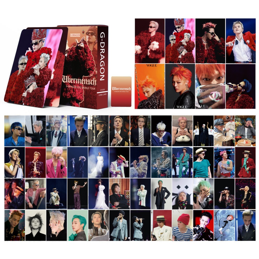 Set 55 lomo card Bigbang G-DRAGON - WORLD TOUR 2025