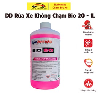  Nước Rửa Xe Không Chạm - Dung Dịch Rửa Xe Ô Tô Xe Máy Ekokemika Bio 20 - 1L chính hãng  