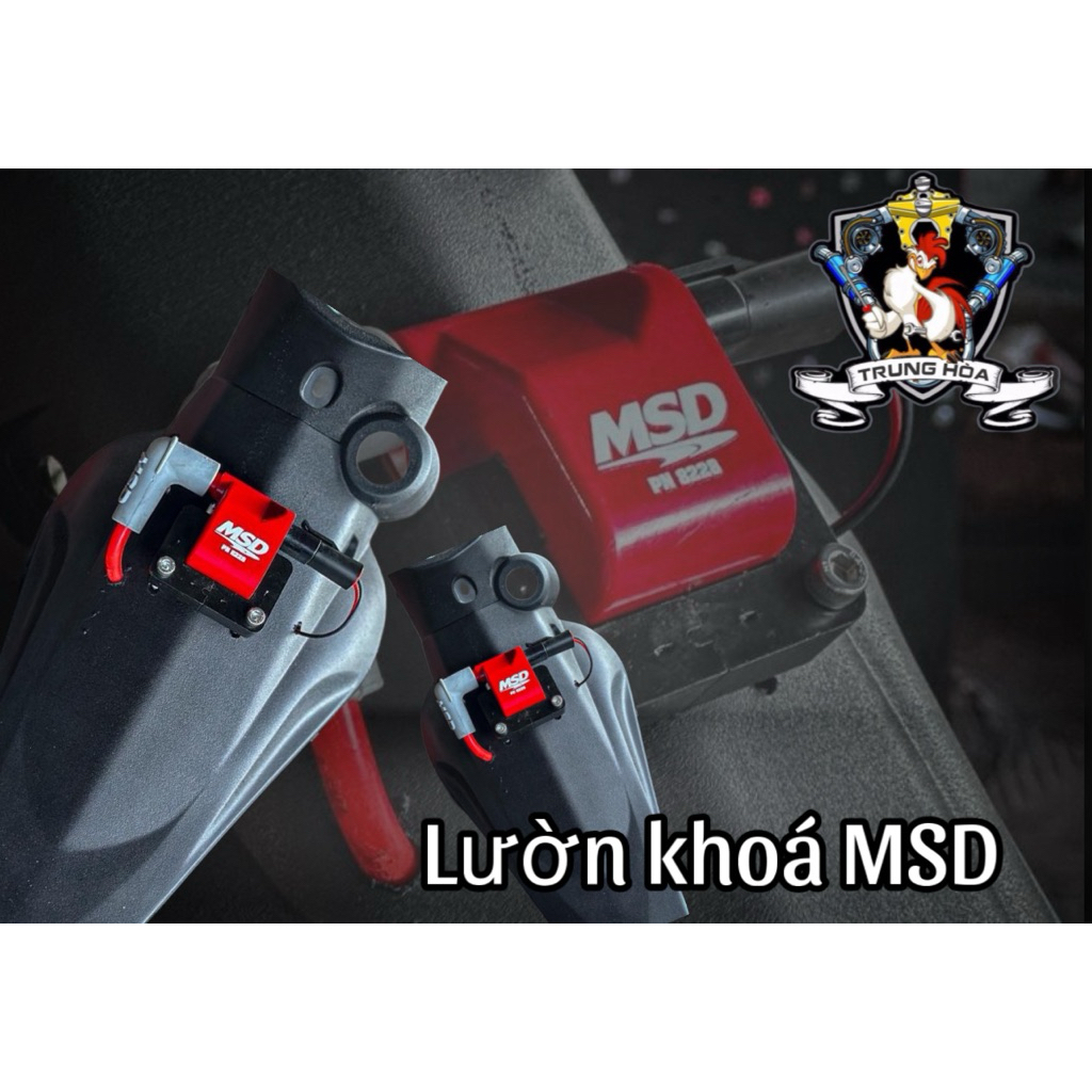 Lường khóa MSD Sirius – khoét sẵn gắn như zin – lưỡng khóa MSD đỏ sẽ