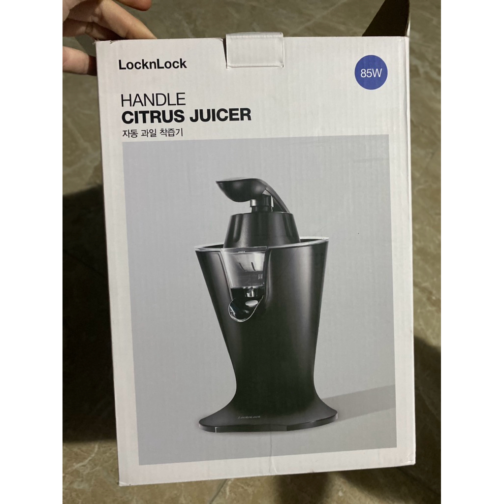 Máy Vắt Cam Lock&Lock / Máy Vắt Cam Tự Động Lock&Lock EJJ256BLK 85W Cần Gạt Đòn Bẩy