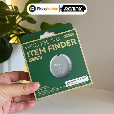 Remax G2308 - Tag định vị mini không dây cho Android pin 12 tháng báo âm định vị xe máy thú cưng
