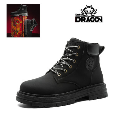 [Phiên bản Ngựa Đen Vui Vẻ] Giày bốt nam nữ cổ cao Martin Boots Enter Dragon chính hãng tăng chiều cao 2026