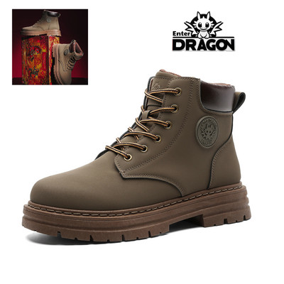 [Phiên bản Ngựa Nâu Vui Vẻ] Giày bốt nam nữ cổ cao Martin Boots Enter Dragon chính hãng tăng chiều cao 2026