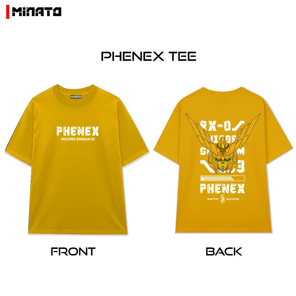 Áo thun Gundam Phenex Nam Nữ Unisex Form Rộng Oversized