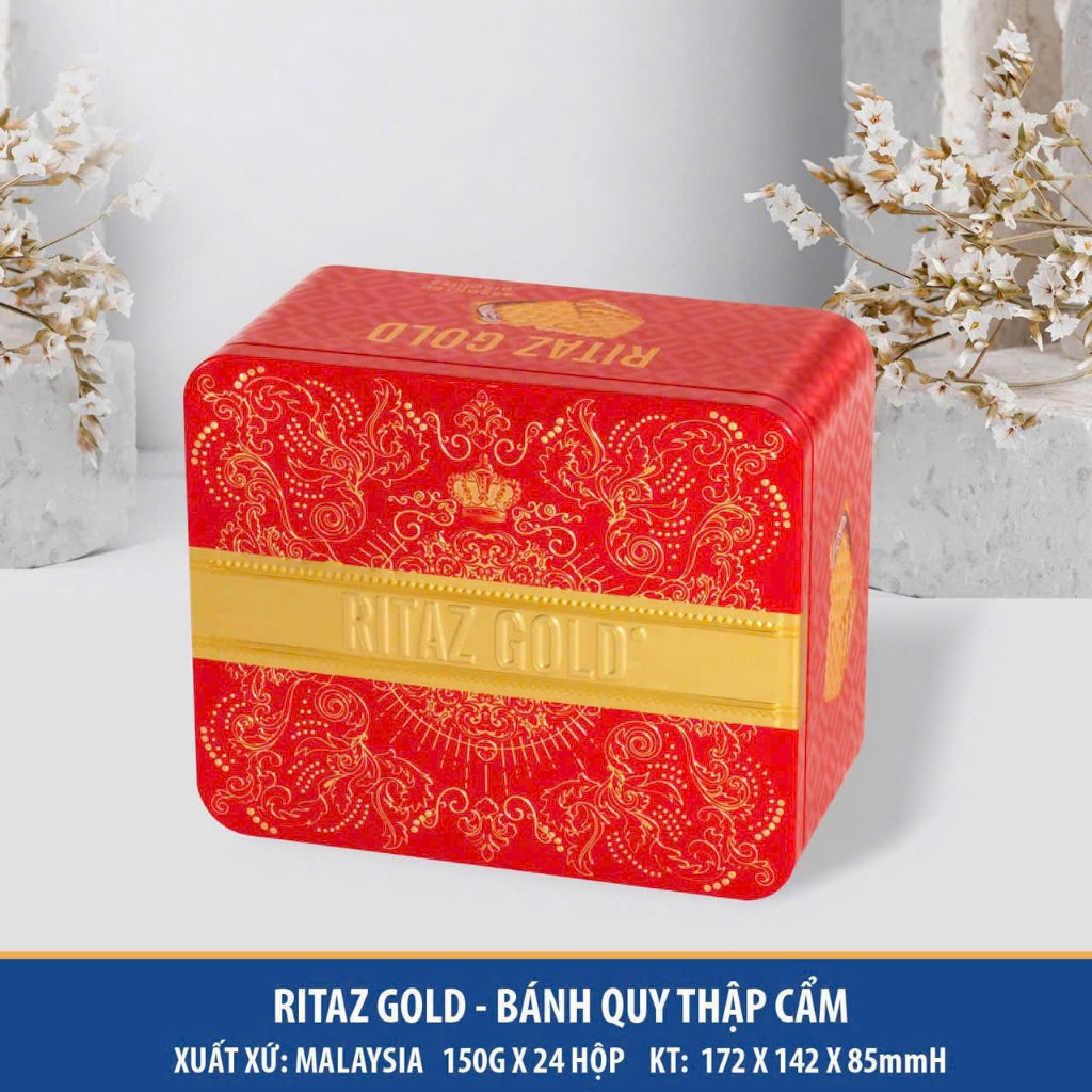 BÁNH QUY RITAZ GOLD THẬP CẨM, 150G MALAYSIA