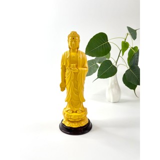 Tượng Phật A Di Đà đứng vàng đất - Cao 25cm