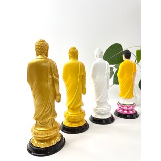 Tượng Phật A Di Đà đứng vàng đất - Cao 25cm