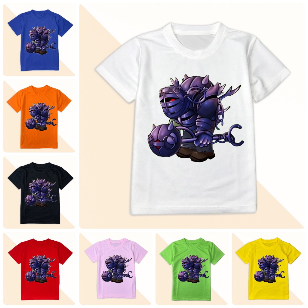 Áo thun trẻ em POLYCOTTON mát mịn In Hình PLANT & ZOMBIE PVZ FUSION hottrend dễ thương cho bé trai v