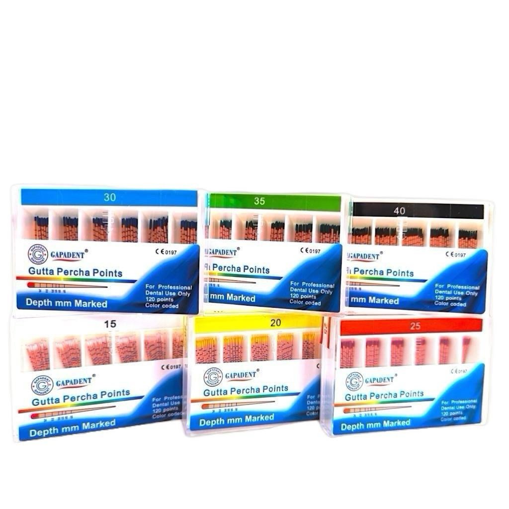 Côn Gutta percha cho file tay -Loại có vạch