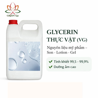 Glycerin Thực Vật 99.5–99.9% (VG) – Nguyên Liệu Làm Mỹ Phẩm Handmade, Lotion, Toner, Xà Phòng