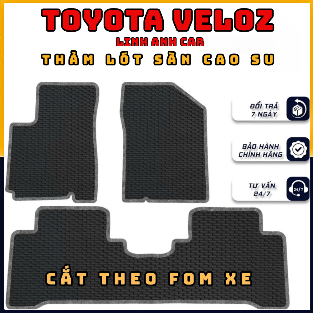 Thảm LÓT SÀN CAO SU Toyota Veloz