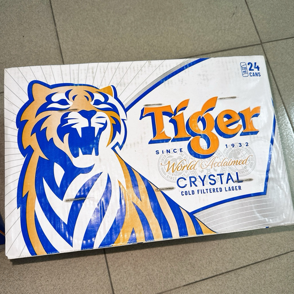 Thùng 24 Lon Tiger Bạc Cao 330ml
