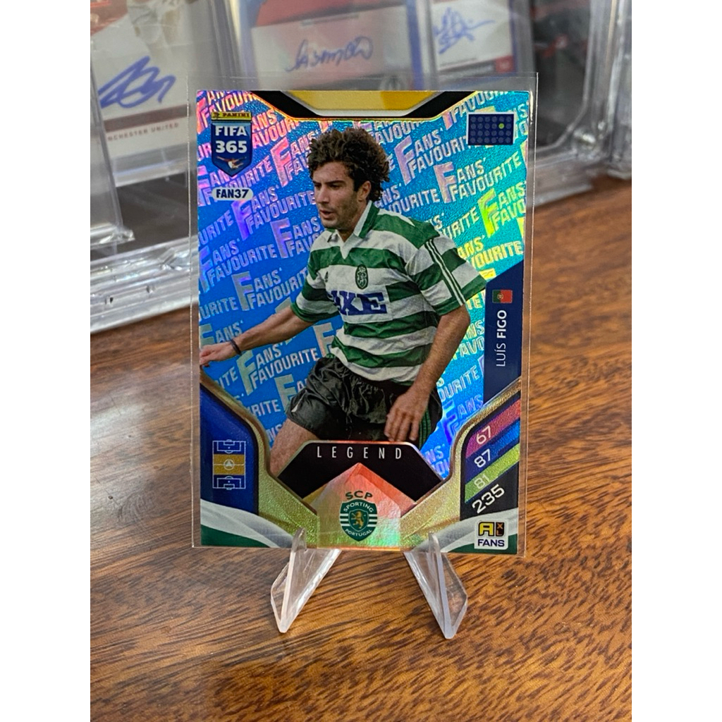 [Hiếm] Thẻ Cầu Thủ Huyền Thoại Luis Figo Panini FIFA 365 2026 Sporting LEGEND Fans Favourite Paralle